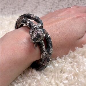 Sparkle Snake Bangle Bracelet